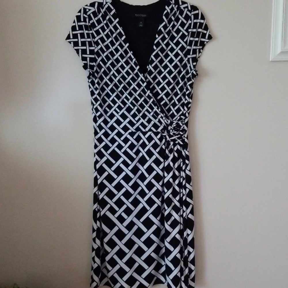 Fax wrap dress White House/Black